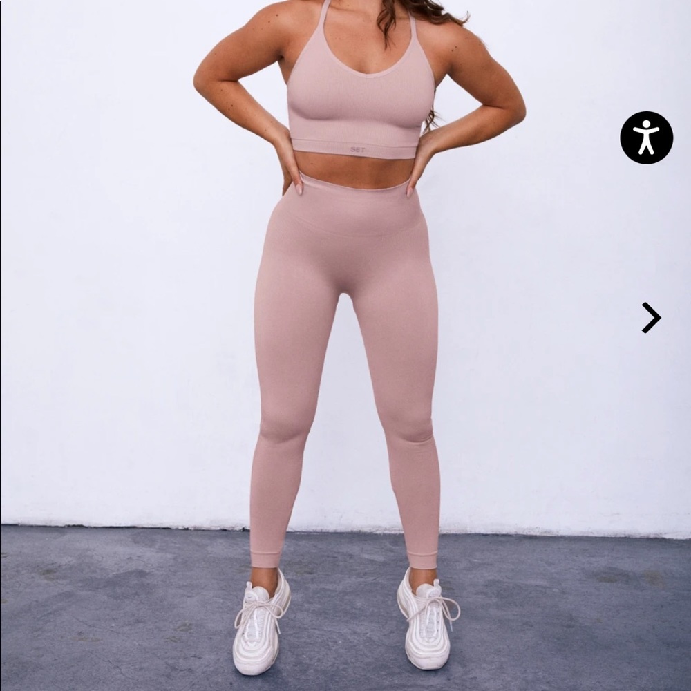 SET ACTIVE SCULPTFLEX LEGGINGS - AMETHYST
